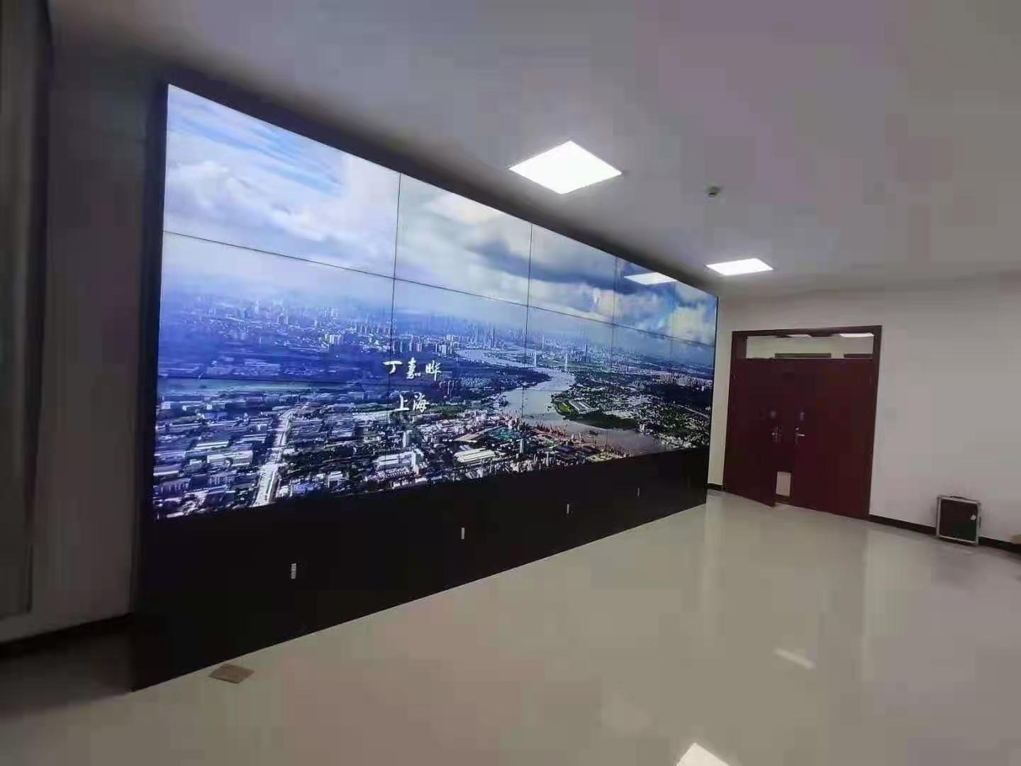 江陵拼接屏-55寸京东方液晶拼接屏3X4案例展示